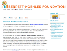 Tablet Screenshot of bkfoundation.org